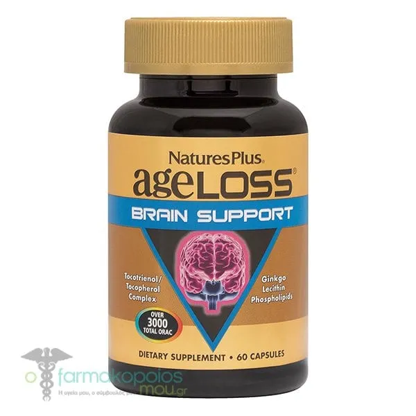 Natures Plus AgeLoss Brain Support, 60caps