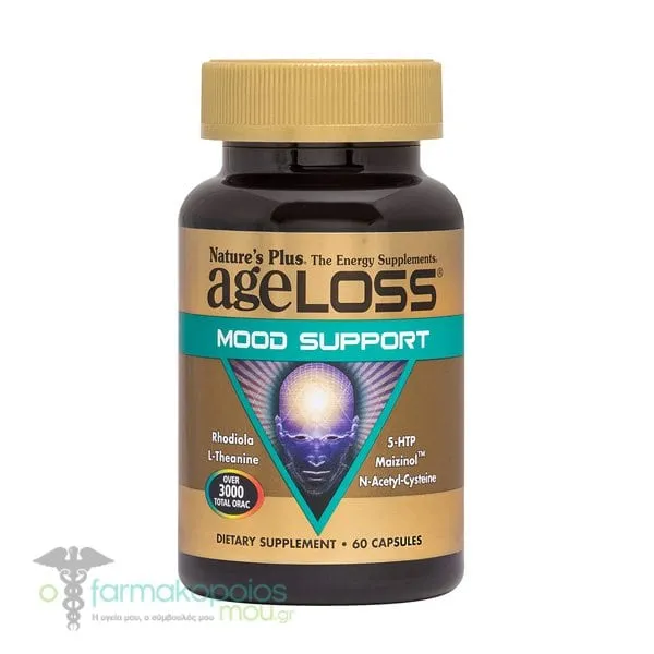 Natures Plus Ageloss Mood Support, 60caps