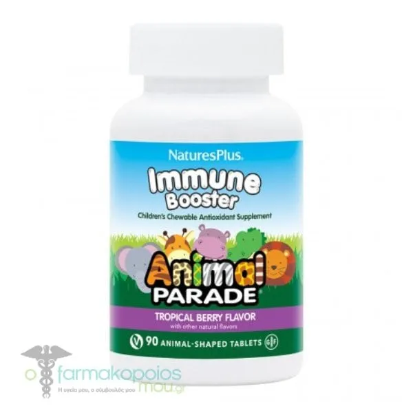 Natures Plus Animal Parade Kids Immune Booster, 90chew.tabs