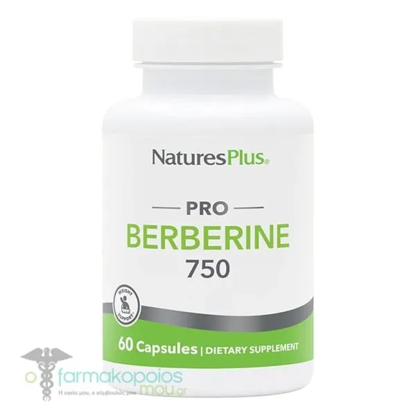 Natures Plus Berberine 750mg, 60caps