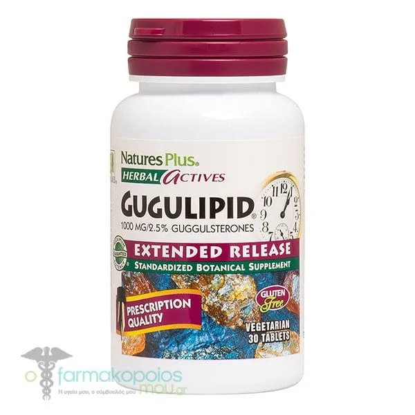 Natures Plus Gugulipid 1000mg, 30tabs