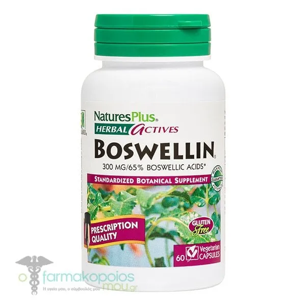 Natures Plus Herbal Actives Boswellin 300mg, 60caps