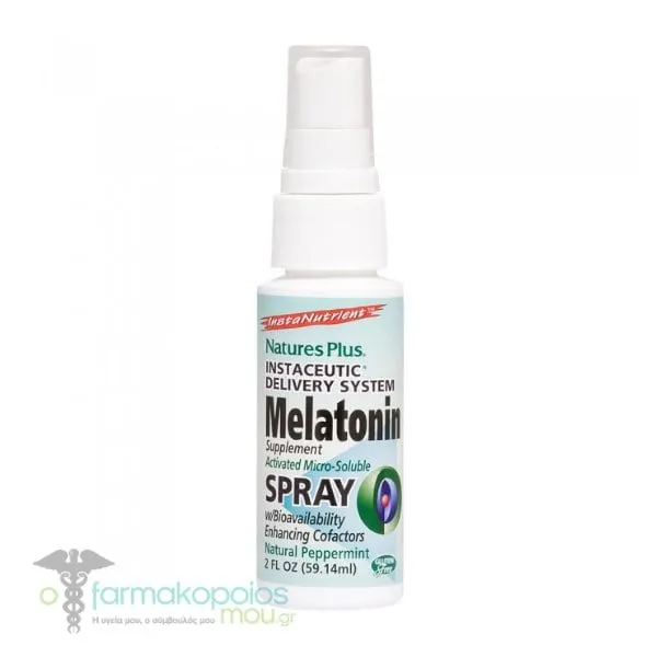 Natures Plus InstaNutrient Melatonin Spray, 14ml