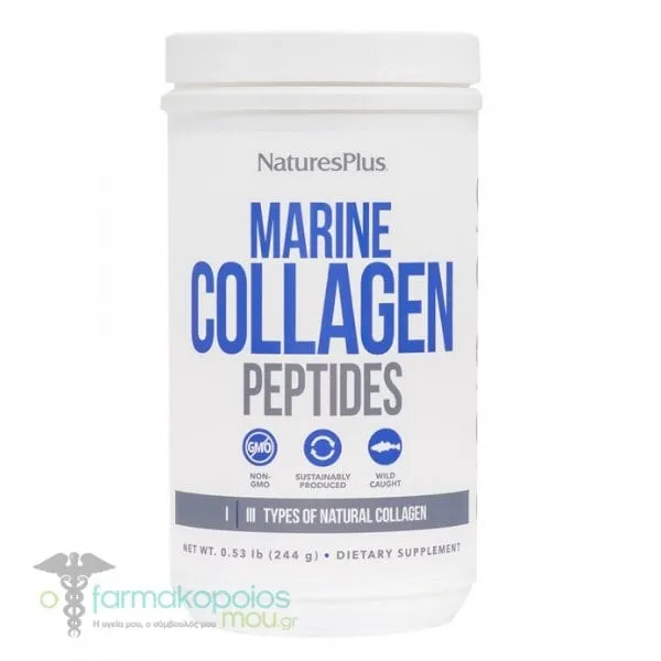 Natures Plus Marine Collagen Peptides, 244g