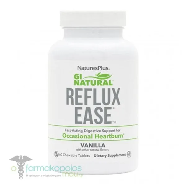 Natures Plus Reflux Ease Vanilla, 60softgels