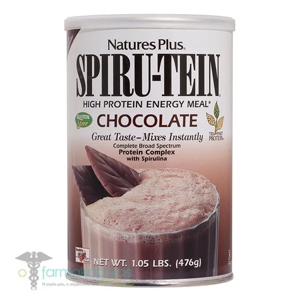 Natures Plus SpiruTein Chocolate, 476gr