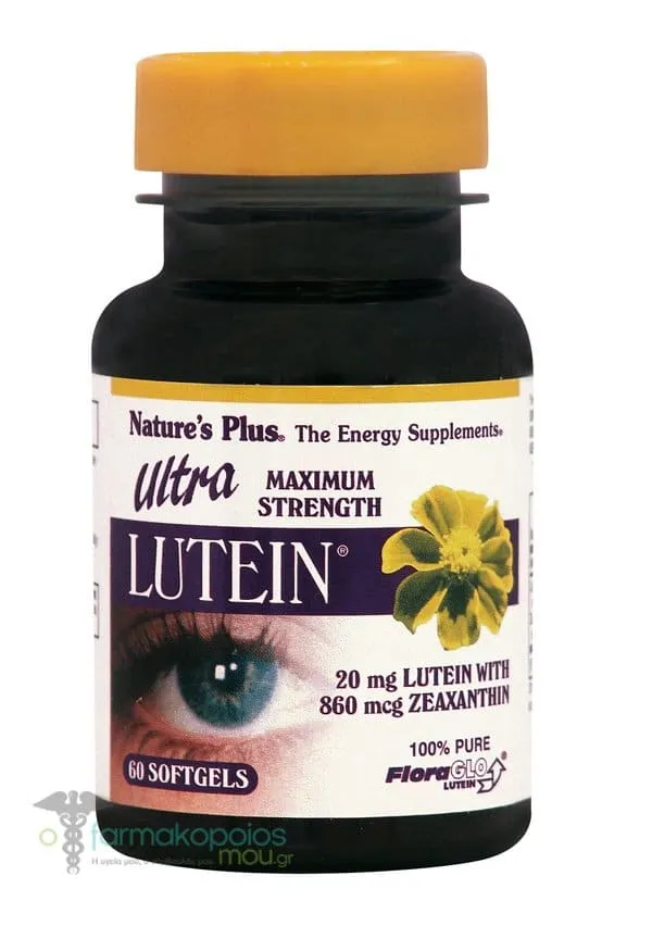 Natures Plus Ultra Lutein 20mg, 60softgels