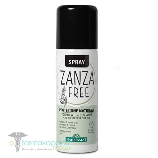 Naturnado ZanzaFree Απωθητικό Σπρέι, 100ml