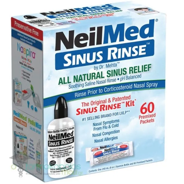 NeilMed Sinus Rinse Original Kit, 1pc + 60sachets