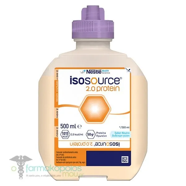 Nestle Isosource 2.0 Protein με Ουδέτερη Γεύση, 500ml