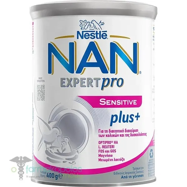 Nestle Nan ExpertPro Sensitive Plus Βρεφικό Γάλα σε Σκόνη, 400g