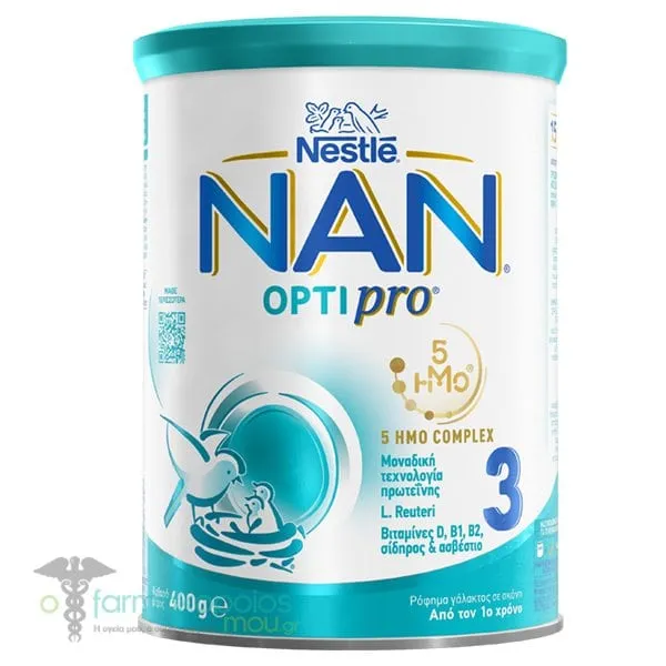 Nestle NAN Optipro 3 Baby Milk 1Y+, 400gr