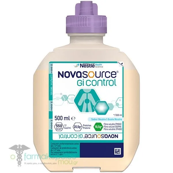 Nestle Novasource GI Control με Ουδέτερη Γεύση, 500ml