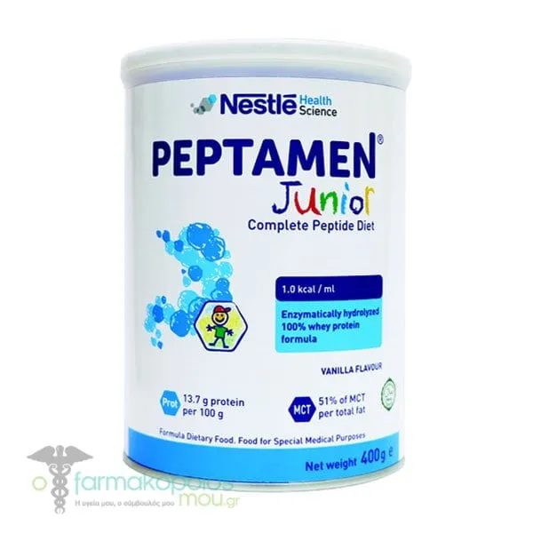Nestle Peptamen Junior Powder Vanilla 1-10y, 400g