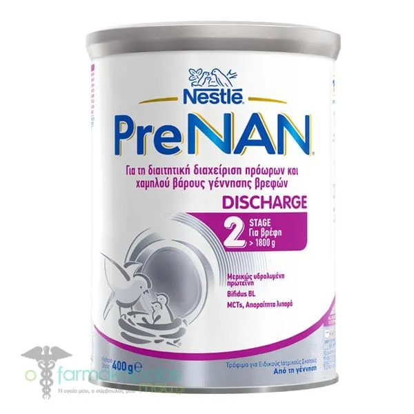 Nestle PreNan Stage 2 Milk Formula for Premature / Low Birth Weight Babies, 400gr
