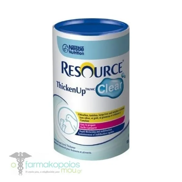 Nestle Resource Thicken Up Clear Instant Food & Drink Thickener, 125gr