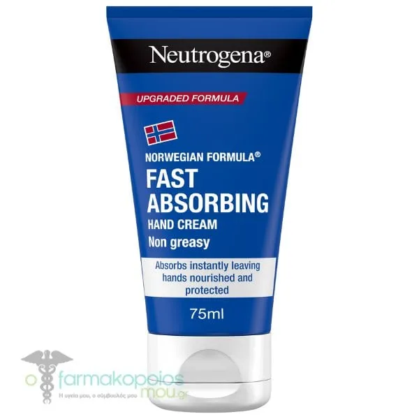Neutrogena Fast Absorbing Hand Cream, 75ml