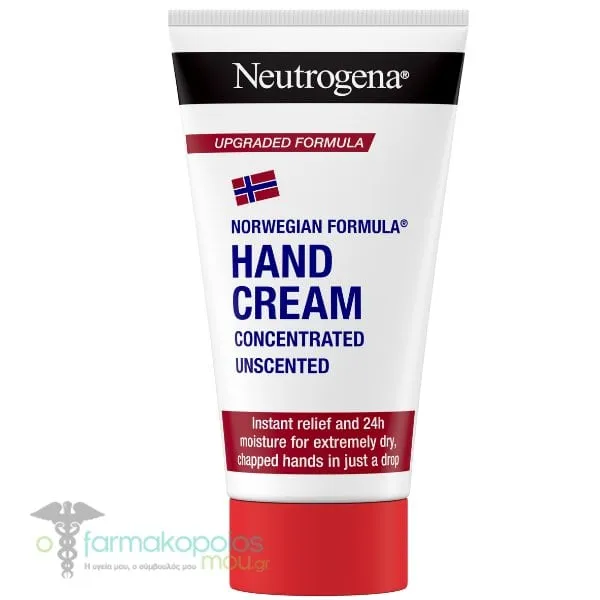 Neutrogena Hand Cream Concentrated Unscented, 75ml