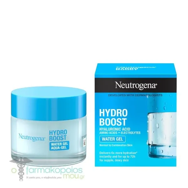 Neutrogena Hydro Boost Water Gel Moisturiser for Normal to Combination Skin, 50ml