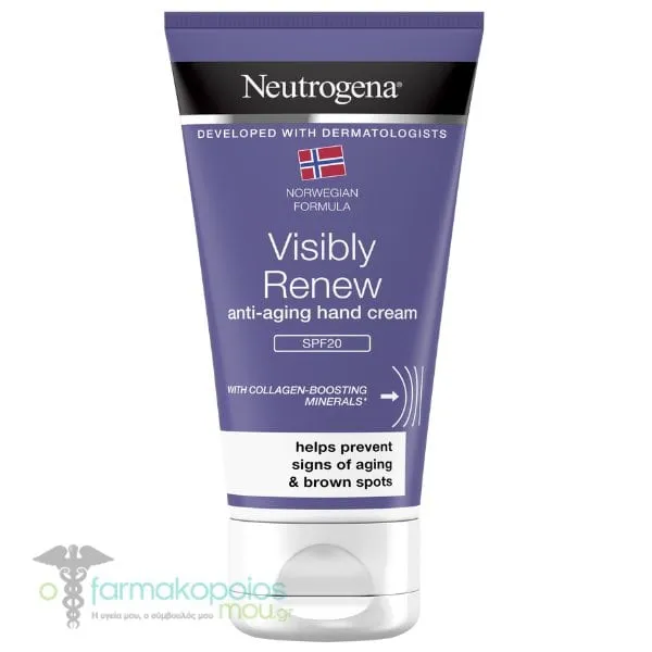 Neutrogena Visibly Renew Anti-Aging Hand Cream SPF20, 75ml