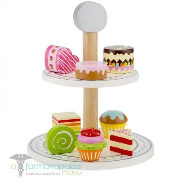 New Classic Toys Bon Appetit Cake Stand 2y+, 1σετ