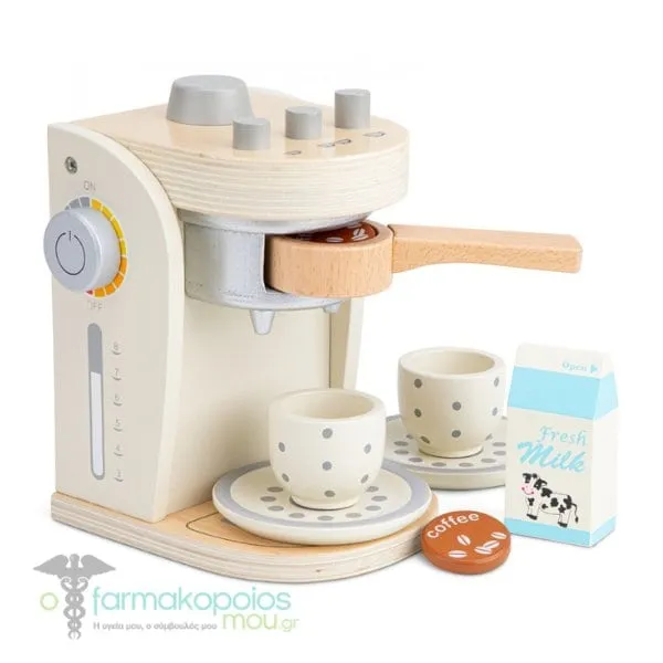 New Classic Toys Bon Appetit Coffee Maker White 3y+, 1pc