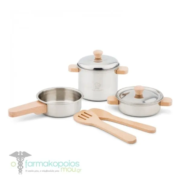 New Classic Toys Bon Appetit Metal Pan Set 2y+, 5pcs