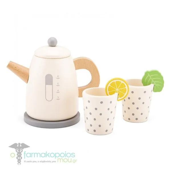 New Classic Toys Bon Appetit Wooden Kettle 3y+, 1set