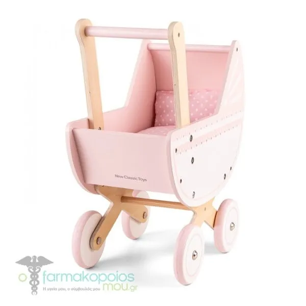New Classic Toys Doll Pram Bedding Pink, 1pc