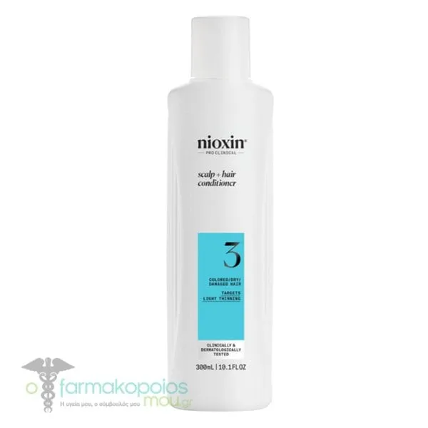 Nioxin Scalp & Hair Conditioner System 3 Light Thinning, 300ml