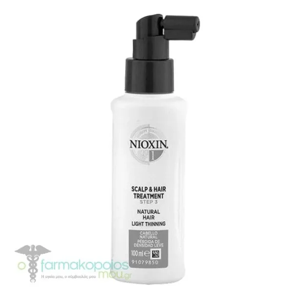 Nioxin System 1 Scalp & Hair Treatment Light Thinning, 100ml