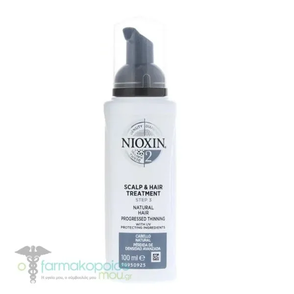Nioxin System 2 Scalp & Hair Treatment Progressed Thinning, 100ml