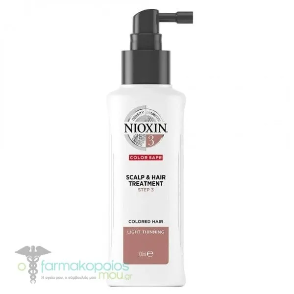 Nioxin System 3 Scalp & Hair Treatment Light Thinning, 100ml