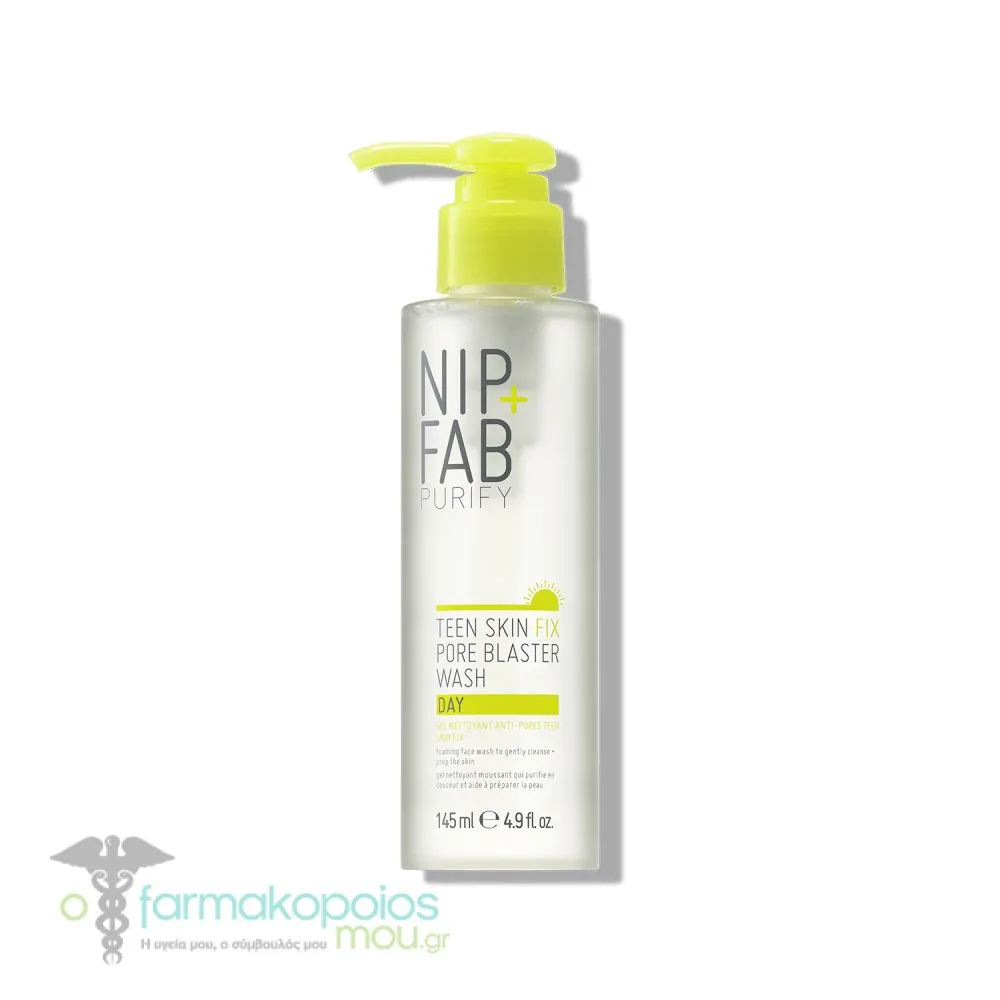 Nip+Fab Purify Teen Skin Fix Pore Blaster Wash Day, 145ml