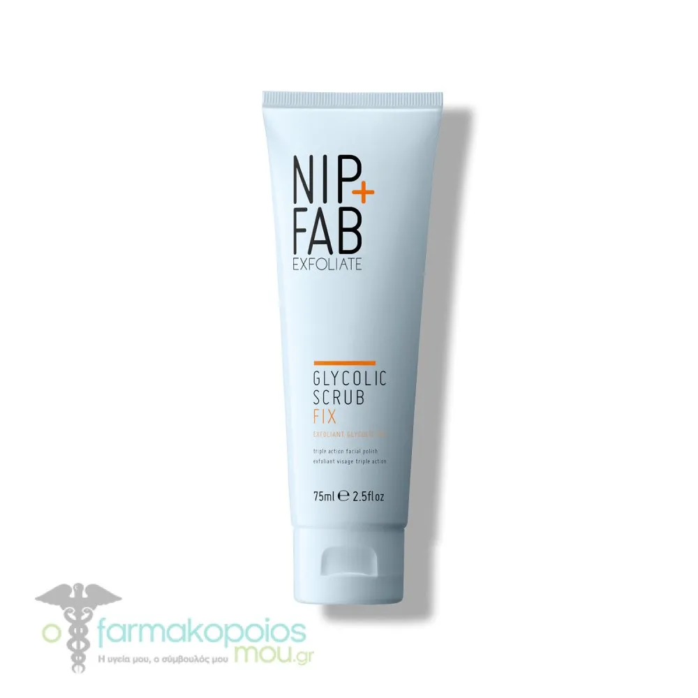Nip+Fab Glycolic Scrub Fix 3 in 1 Face Scrub, 75ml