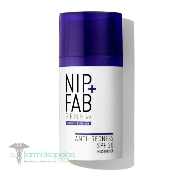 Nip+Fab Renew Anti-Redness Moisturiser SPF30, 50ml