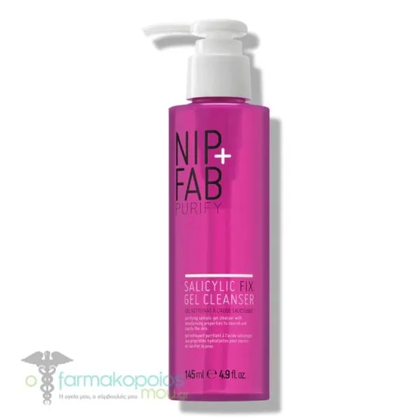 Nip+Fab Purify Salicylic Fix Gel Cleanser, 145ml