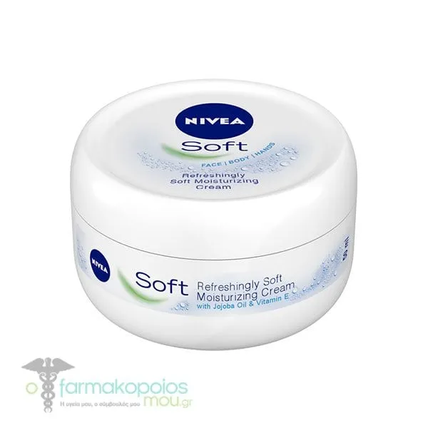 Nivea Soft Cream Moisturizing Body Cream, 200ml