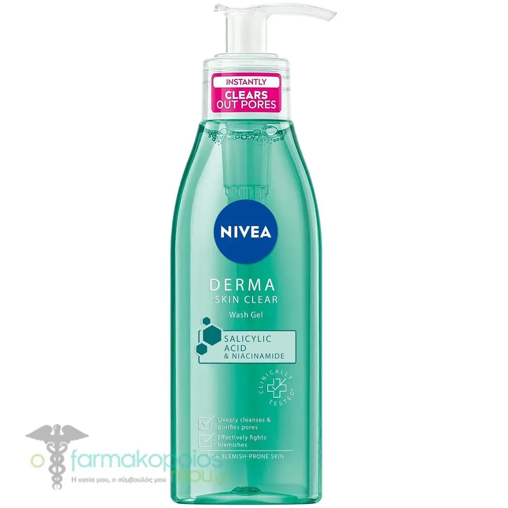 Nivea Derma Skin Clear Gel, 150ml