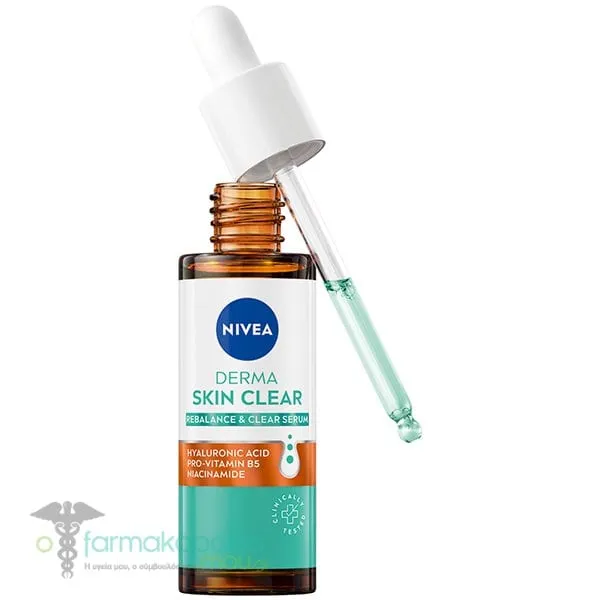 NIVEA Derma Skin Clear Rebalance & Clear Serum, 30ml