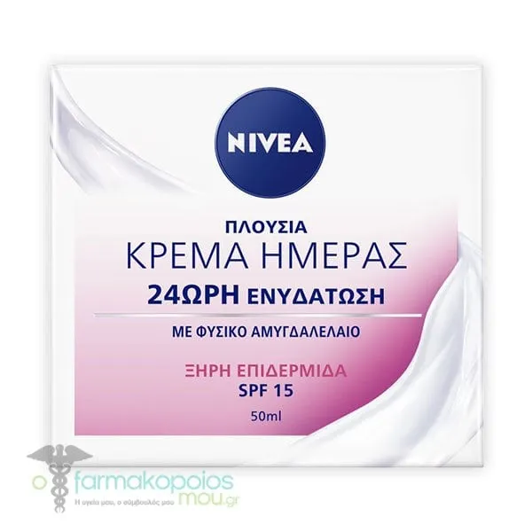 Nivea Nourishing Day Cream for Dry Skin SPF15, 50ml