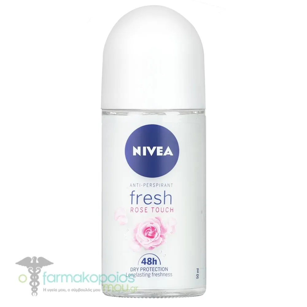 Nivea Fresh Rose Touch Roll-On Women's Deodorant, 50ml