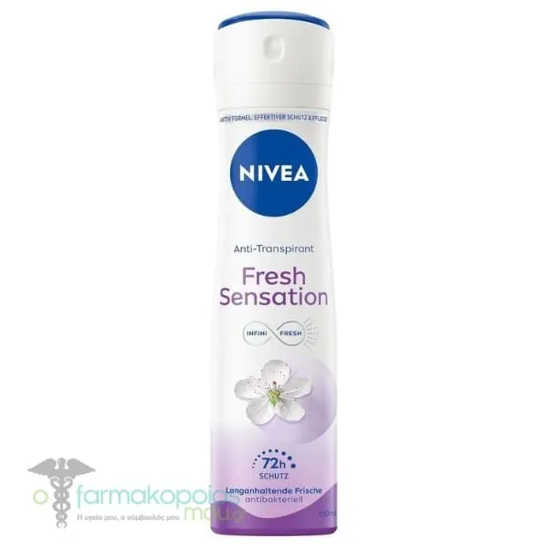 Nivea Fresh Sensation Anti-Transpirant Spray 72h, 150ml