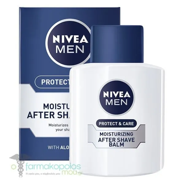 Nivea Men Protect & Care Moisturizing After Shave Balm Aloe Vera, 100ml