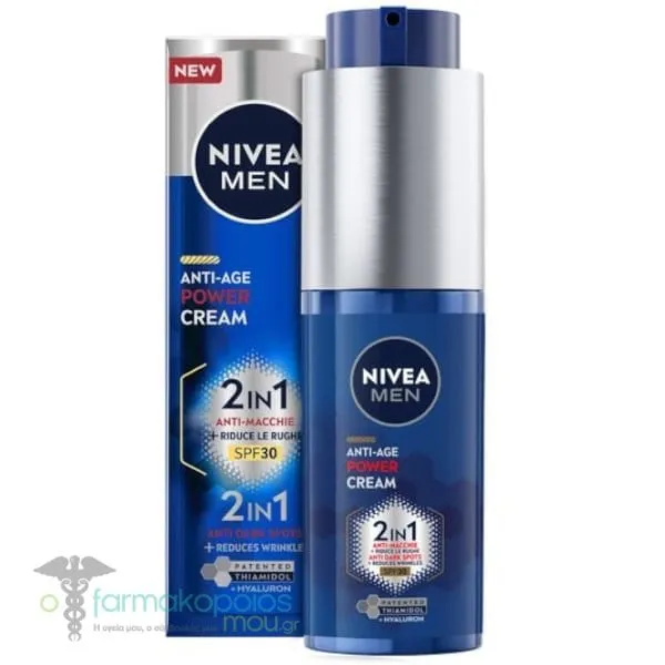 Nivea Men Anti-Age Power Cream 2in1 SPF 30, 50ml