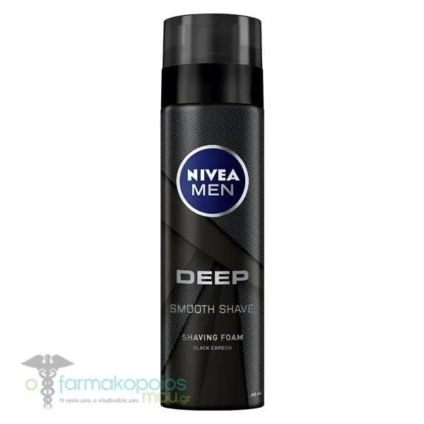 Nivea Men Deep Shaving Foam Black Carbon, 200ml