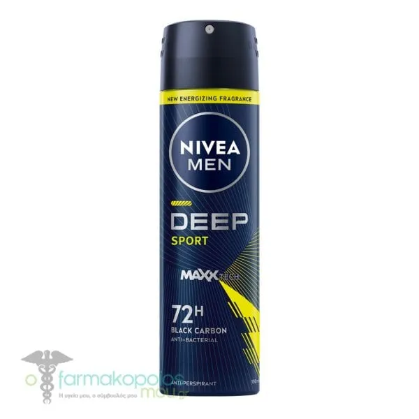 Nivea Men Deep Sport 72h, 150ml