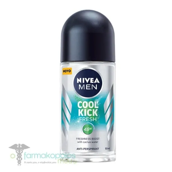 Nivea Men Deo Cool Kick Fresh Roll-On Deodorant 48h, 50ml