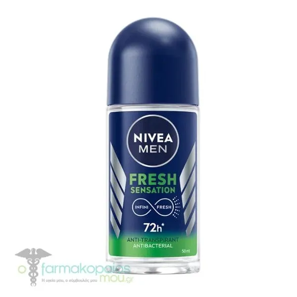 Nivea Men Fresh Sensation Deo Roll-On 72h, 50ml