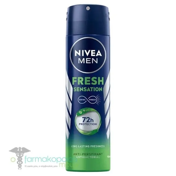 Nivea Men Fresh Sensation Deo Spray 72h, 150ml